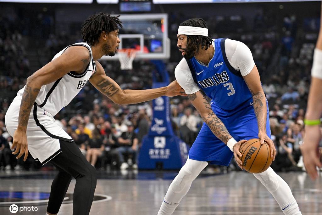 浓眉12+7拉塞尔18+11 约翰逊24分篮网逆转独行侠